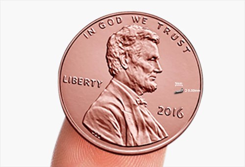 iStent on a penny
