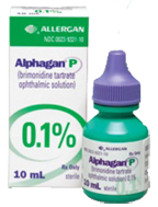 Alphagan P glaucoma eye drops
